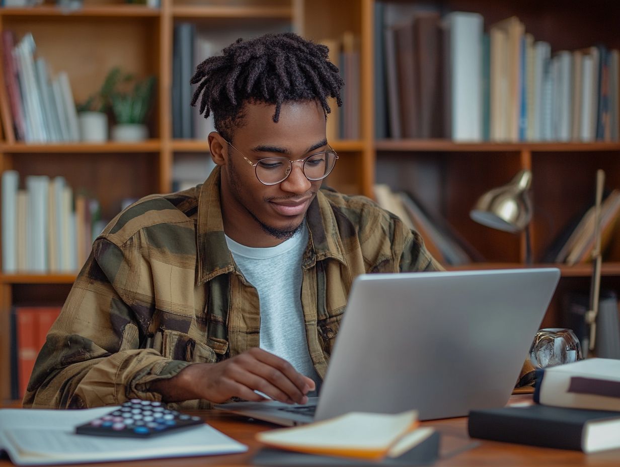 Illustration of savings through online textbooks and used books