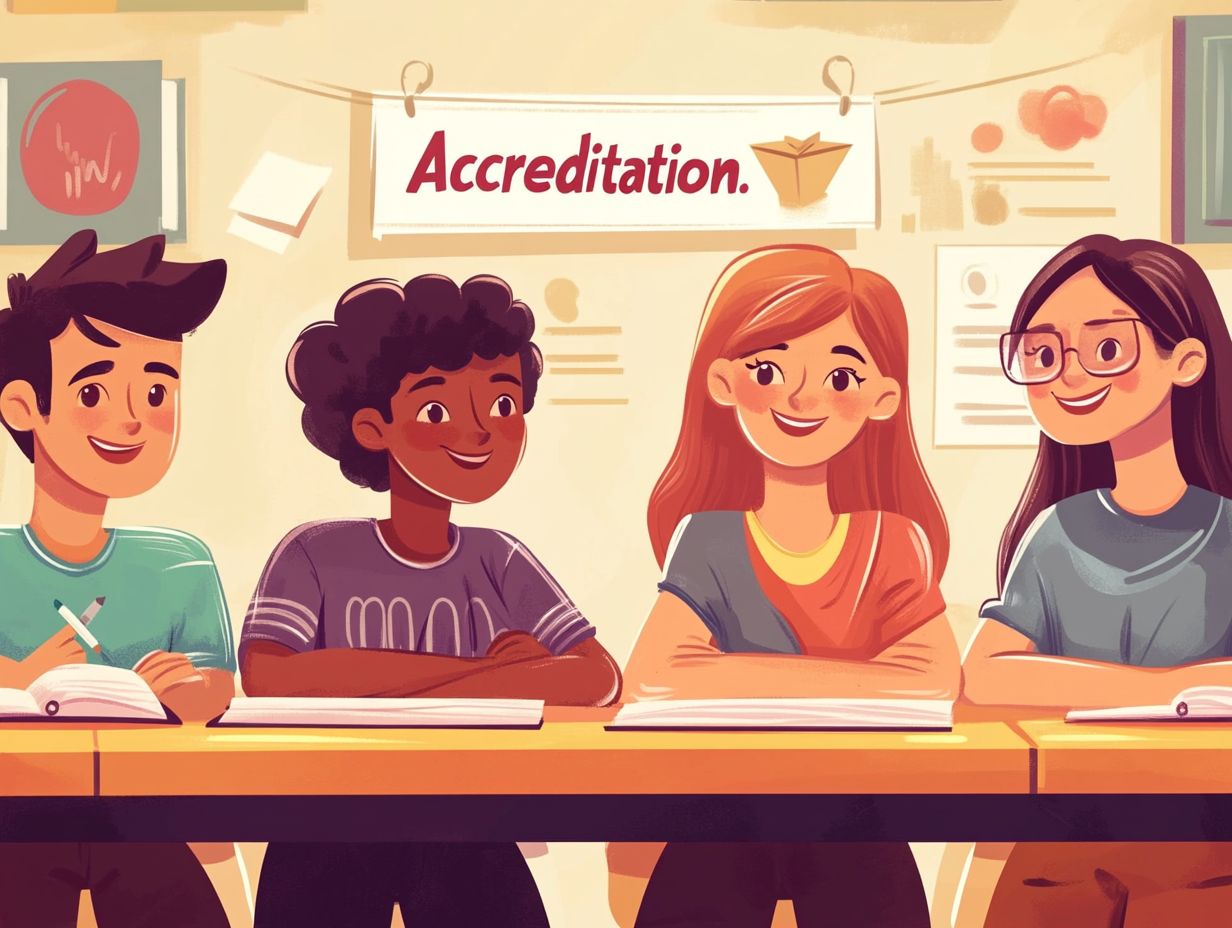 Why is accreditation important for associate degrees?