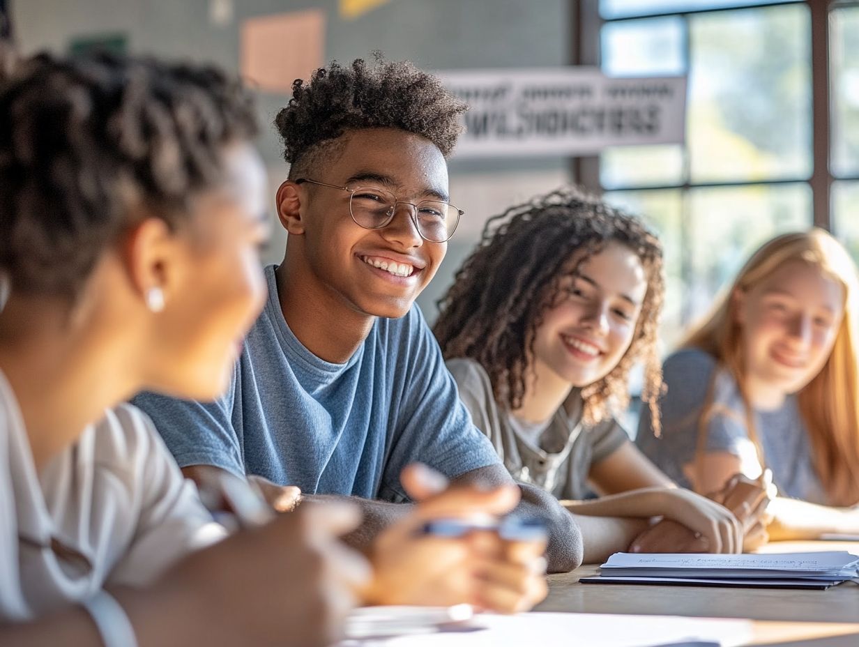 Students engaging in learning activities at Scholarship Prep School in Orange County