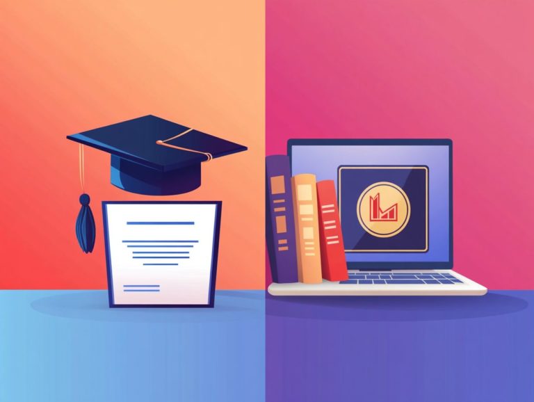 Master’s Degree vs. Professional Certification Online